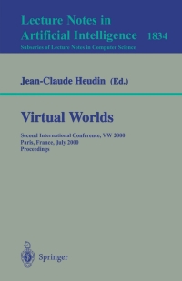 Imagen de portada: Virtual Worlds 1st edition 9783540677079