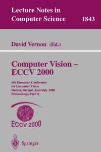 Cover image: Computer Vision - ECCV 2000 1st edition 9783540450535