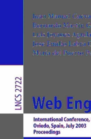 Imagen de portada: Web Engineering 1st edition 9783540405221