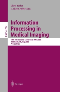 Titelbild: Information Processing in Medical Imaging 1st edition 9783540405603