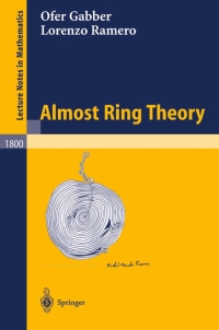 Cover image: Almost Ring Theory 9783540405948