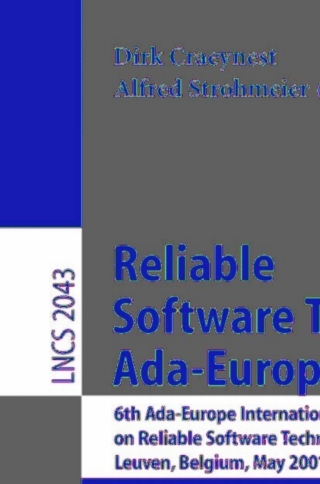 Titelbild: Reliable Software Technologies - Ada-Europe 2001 1st edition 9783540421238