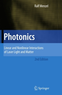 Cover image: Photonics 2nd edition 9783540231608