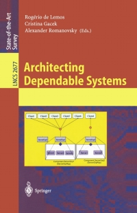 Imagen de portada: Architecting Dependable Systems 9783540407270