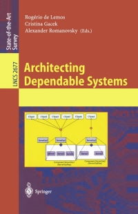 Cover image: Architecting Dependable Systems 9783540407270