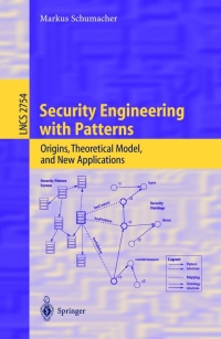 Cover image: Security Engineering with Patterns 9783540407317
