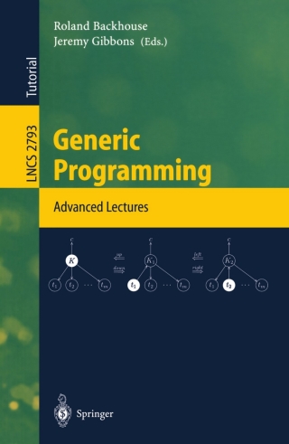 Cover image: Generic Programming 1st edition 9783540201946
