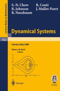 صورة الغلاف: Dynamical Systems 9783540407867