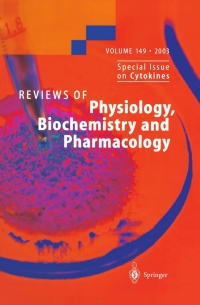Cover image: Reviews of Physiology, Biochemistry and Pharmacology 149 9783540202134