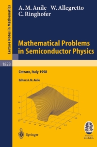 Titelbild: Mathematical Problems in Semiconductor Physics 9783540408024