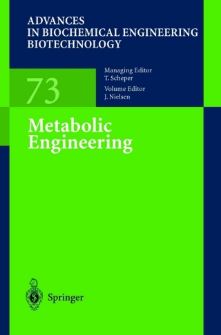 Cover image: Metabolic Engineering 1st edition 9783540418481