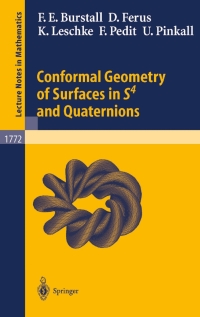 Cover image: Conformal Geometry of Surfaces in S4 and Quaternions 9783540430087