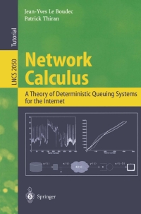 صورة الغلاف: Network Calculus 9783540421849