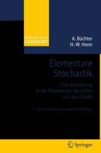 Imagen de portada: Elementare Stochastik 2nd edition 9783540453819