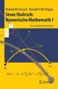 Cover image: Stoer/Bulirsch: Numerische Mathematik 1 10th edition 9783540453895