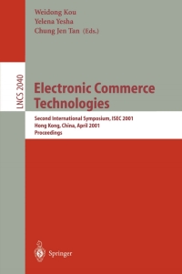 صورة الغلاف: Topics in Electronic Commerce 1st edition 9783540419631