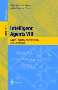 Imagen de portada: Intelligent Agents VIII 1st edition 9783540438588