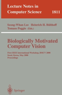 Imagen de portada: Biologically Motivated Computer Vision 1st edition 9783540675600