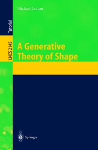 Immagine di copertina: A Generative Theory of Shape 9783540427179