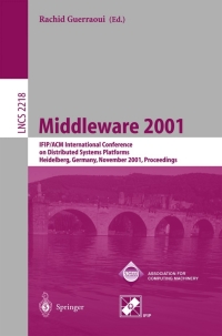 صورة الغلاف: Middleware 2001 1st edition 9783540428008