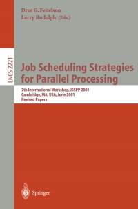 Omslagafbeelding: Job Scheduling Strategies for Parallel Processing 1st edition 9783540428176