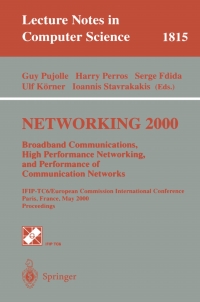 Immagine di copertina: NETWORKING 2000. Broadband Communications, High Performance Networking, and Performance of Communication Networks 1st edition 9783540675068