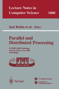Immagine di copertina: Parallel and Distributed Processing 1st edition 9783540455912