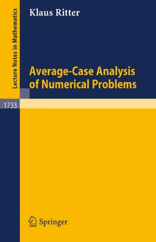 Imagen de portada: Average-Case Analysis of Numerical Problems 9783540674498