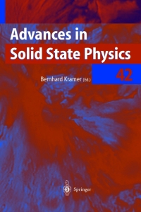 Titelbild: Advances in Solid State Physics 1st edition 9783540429074