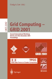 Cover image: Grid Computing - GRID 2001 1st edition 9783540429494