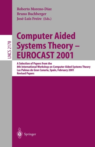 Immagine di copertina: Computer Aided Systems Theory - EUROCAST 2001 1st edition 9783540429593