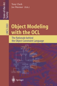 Immagine di copertina: Object Modeling with the OCL 1st edition 9783540431695