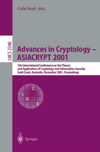 Cover image: Advances in Cryptology — ASIACRYPT 2001 1st edition 9783540429876