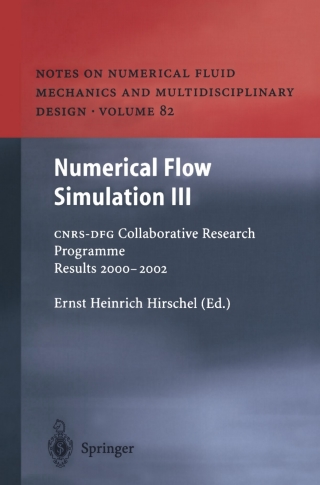 Cover image: Numerical Flow Simulation III 1st edition 9783540441304