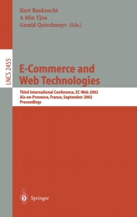 Cover image: E-Commerce and Web Technologies 1st edition 9783540441373