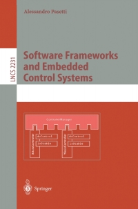 Titelbild: Software Frameworks and Embedded Control Systems 9783540431893