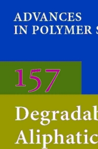Cover image: Degradable Aliphatic Polyesters 1st edition 9783540422495