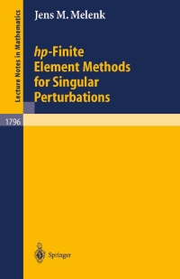 Cover image: hp-Finite Element Methods for Singular Perturbations 9783540442011