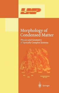 صورة الغلاف: Morphology of Condensed Matter 1st edition 9783540442035