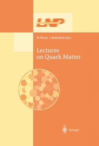 Imagen de portada: Lectures on Quark Matter 1st edition 9783540432340