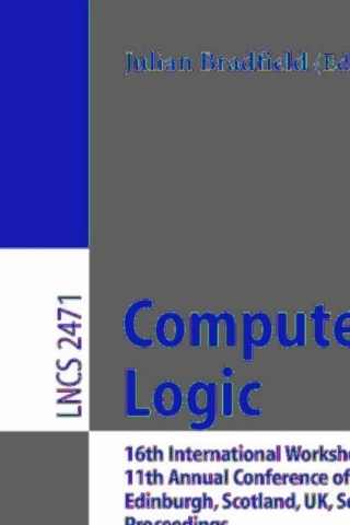 Cover image: Computer Science Logic 1st edition 9783540442400
