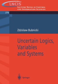 表紙画像: Uncertain Logics, Variables and Systems 9783540432357