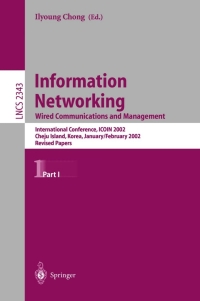 صورة الغلاف: Information Networking: Wired Communications and Management 1st edition 9783540442561