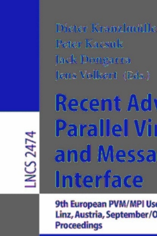 Cover image: Recent Advances in Parallel Virtual Machine and Message Passing Interface 1st edition 9783540442967