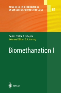 Cover image: Biomethanation I 1st edition 9783540443223