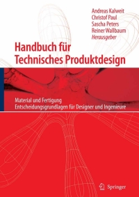Imagen de portada: Handbuch für Technisches Produktdesign 1st edition 9783540214168