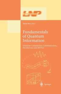 Cover image: Fundamentals of Quantum Information 1st edition 9783540433675