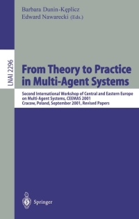 Cover image: From Theory to Practice in Multi-Agent Systems 1st edition 9783540433705