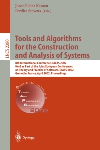 Imagen de portada: Tools and Algorithms for the Construction and Analysis of Systems 1st edition 9783540434191