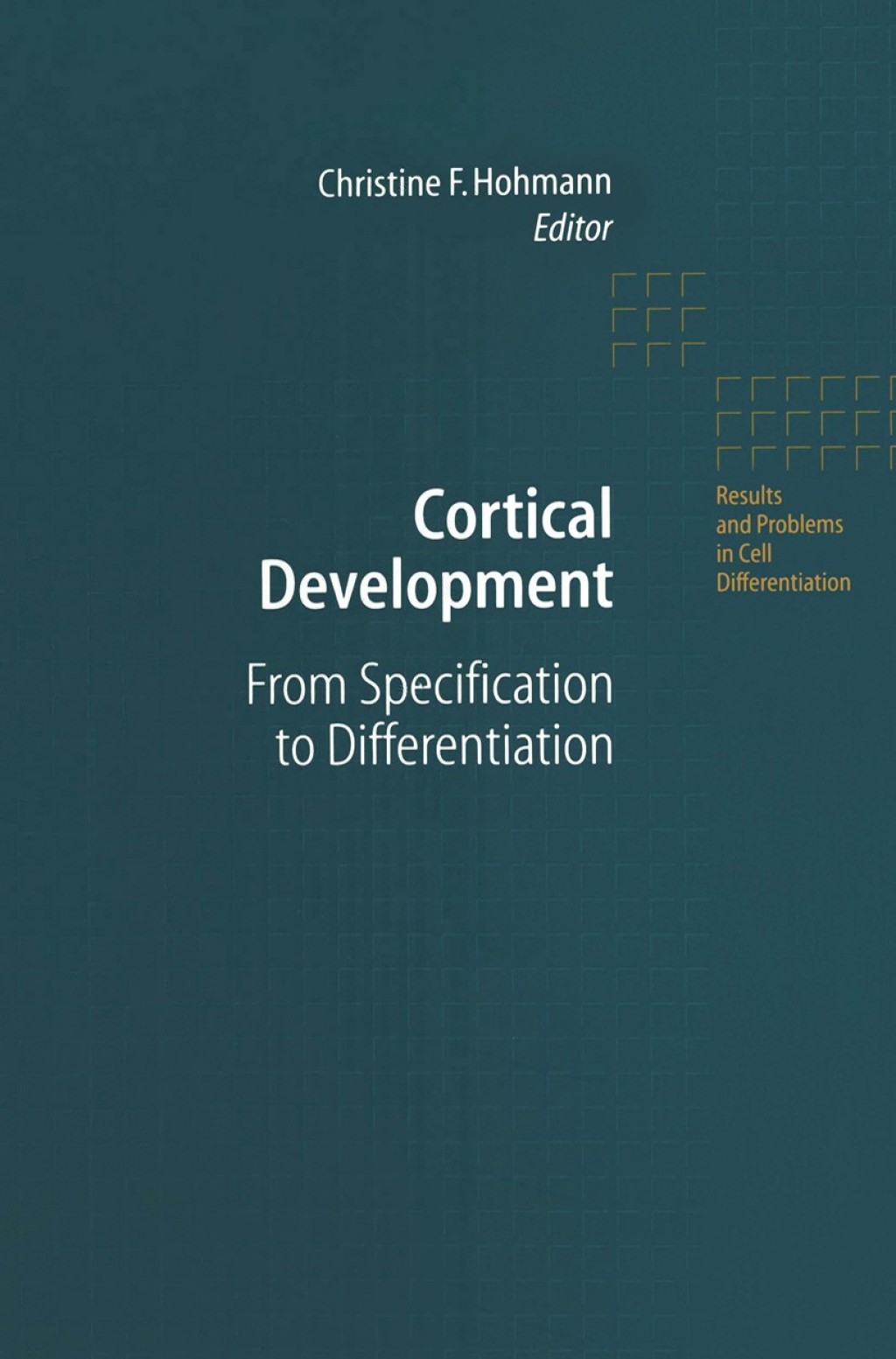 Cortical Development From Specification to Differentiation 1st Edition